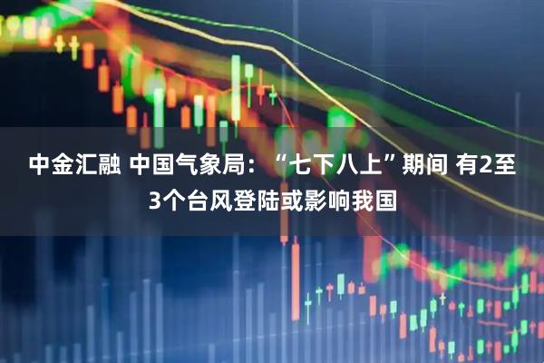 中金汇融 中国气象局：“七下八上”期间 有2至3个台风登陆或影响我国